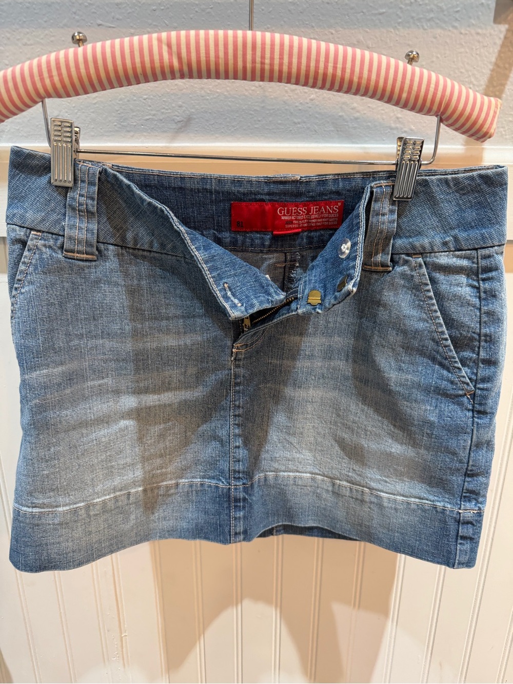 Guess Jeans Y2K Light Blue Denim Mini